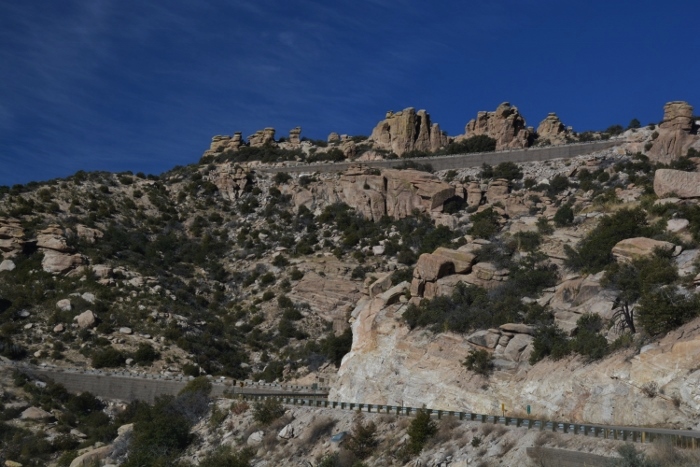 rock formations along the route